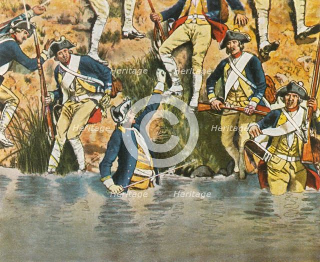 Prince Henry at the Battle of Prague, 6 May 1757, (1936). Creator: Unknown.