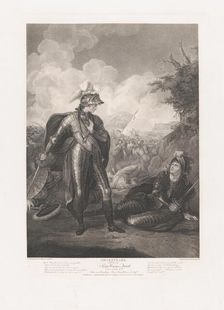 Prince Henry, Hotspur and Falstaff (Shakespeare, King Henry..., first published 1796; reissued 1852. Creator: Thomas Ryder