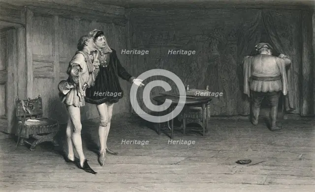 'Prince Henry, Poins, and Falstaff. (King Henry IV - First Part)', c1870. Creators: William Quiller Orchardson, JC Armytage.