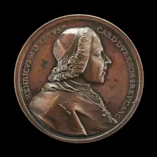 Prince Henry Stuart, 1725-1807, Cardinal of York 1747 [obverse], 1788. Creator: Filippo Cropanese