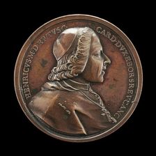 Prince Henry Stuart, 1725-1807, Cardinal of York 1747 [obverse], 1788. Creator: Filippo Cropanese
