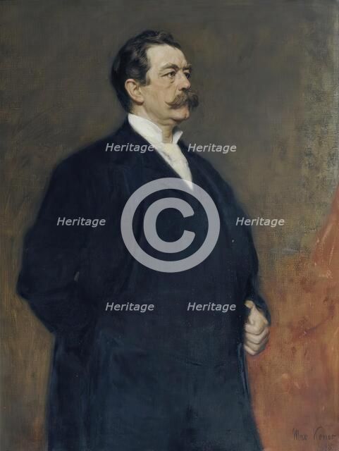 Prince Herbert Bismarck, 1898. Creator: Max Klinger.