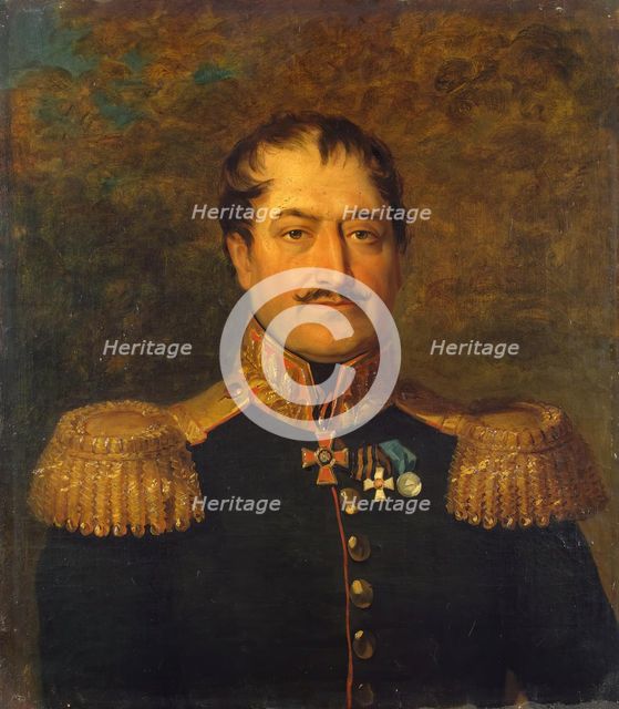 Prince Ivan Zhevakhov, 1824. Creators: George Dawe, Workshop of George Dawe.