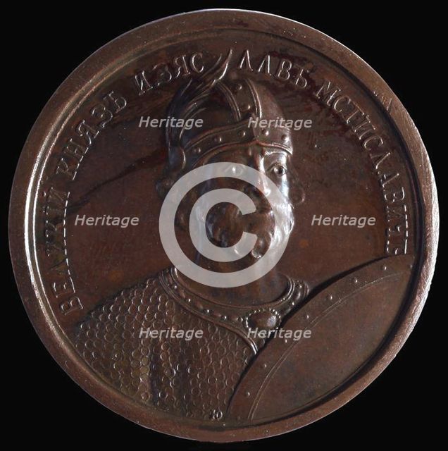 Prince Iziaslav II Mstislavich (from the Historical Medal Series), 1770s. Artist: Anonymous  