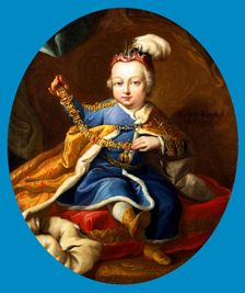 Prince Joseph, future Emperor Joseph II of Austria as a child, 18th century. Artist: Martin van Mytens II