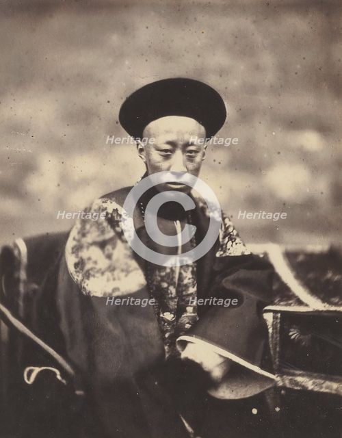 Prince Kung. Emperor of China, 1860. Creator: Felice Beato.