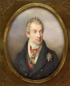Prince Klemens Wenzel Lothar von Metternich (1773-1859), 1822. Creator: Friedrich Johan Gottlieb Lieder