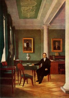 Prince Kochubey's Study 1831-1834, (1965). Creator: Aleksey Venetsianov