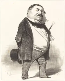 Prince Lucien Murat, 1849. Creator: Honore Daumier