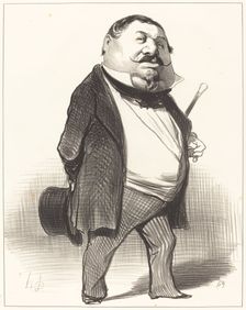 Prince Lucien Murat, 1849. Creator: Honore Daumier