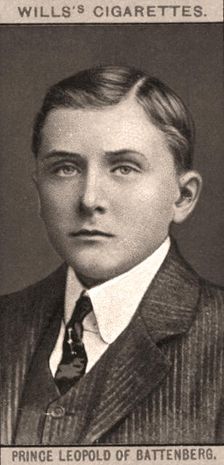 Prince Leopold of Battenberg, 1908.Artist: WD & HO Wills