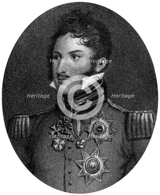 Prince Leopold of Saxe-Coburg-Saalfeld, 19th century. Artist: Unknown