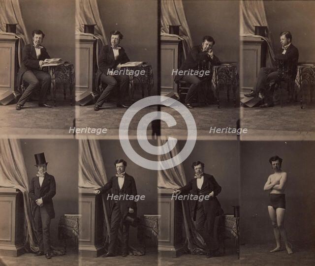 Prince Lobkowitz, 1858. Creator: André-Adolphe-Eugène Disdéri.