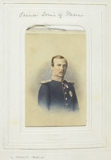 Prince Louis of Hesse, 1860-69. Creator: L. Haase & Company