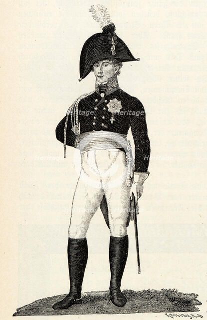 Prince Louis Ferdinand of Prussia (1772-1806). Creator: Knesing, Theodor (1840-?).