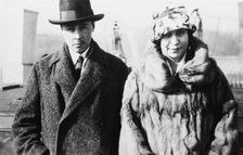 Prince Pyotr Grigoryevich Volkonsky (1897-1925) with his wife, Irina, nee Rakhmaninova (1903-1969), 1925