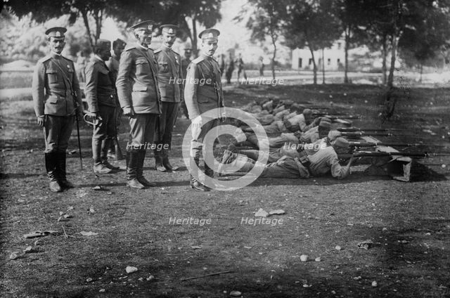 Prince Peter of Mont. and staff, between c1910 and c1915. Creator: Bain News Service.