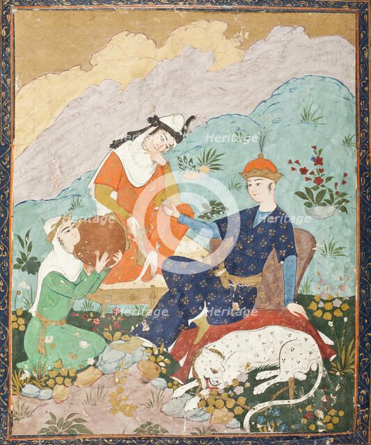 Prince Picnicking with Female Attendants, 18th century or later. Creator: Unknown.