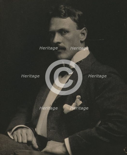Prince Pierre Troubetskoy, painter , c1900. Creator: Emily G Mew.