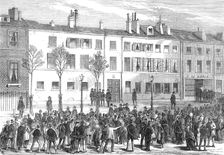 Prince Pierre Bonaparte's house at Auteuil, Paris, 1870. Creator: Unknown