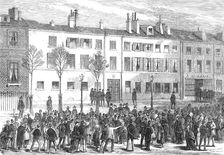 Prince Pierre Bonaparte's house at Auteuil, Paris, 1870. Creator: Unknown