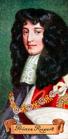 Prince Rupert, taken from a series of cigarette cards, 1935