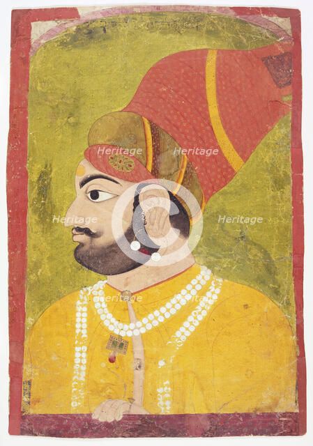 Prince Raj Singh of Bikaner, between c1775 and c1785. Creator: Unknown.