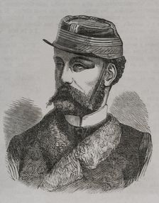 Prince Robert, (Robert d'Orléans), (1840-1910), Duke of Chartres, 1871. Creator: Unknown