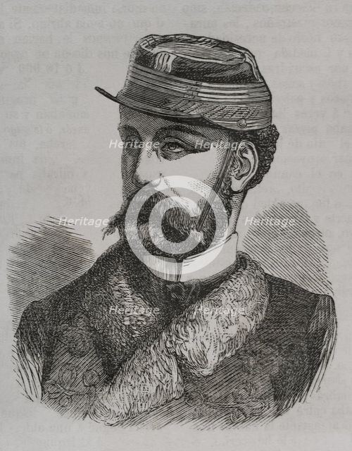Prince Robert, (Robert d'Orléans), (1840-1910), Duke of Chartres, 1871.  Creator: Unknown.