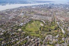 Prince's Park, designed by Joseph Paxton in 1842 and laid out 1842-44, Liverpool, 2021. Creator: Damian Grady