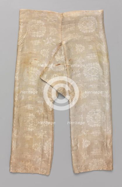 Prince's trousers and lining, 700s. Creator: Unknown.