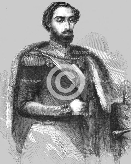 'Prince Stirbey,Hospodar of Wallachia', 1854. Creator: Unknown.