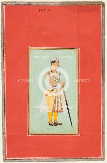 Prince Suraj Singh Rathor of Bikaner, 1611-13. Creator: Unknown.