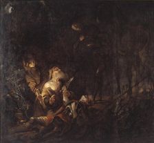 Prince Sven's body is found, 1624-1670. Creator: Karel van Mander III