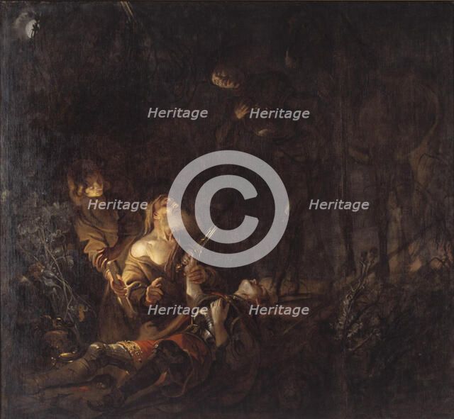 Prince Sven's body is found, 1624-1670. Creator: Karel van Mander III.