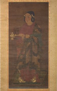 Prince Shotoku at Age Sixteen, 14th century. Creator: Unknown