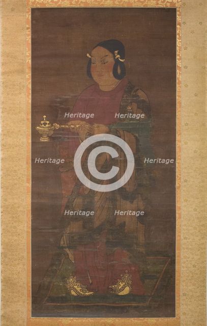 Prince Shotoku at Age Sixteen, 14th century. Creator: Unknown.