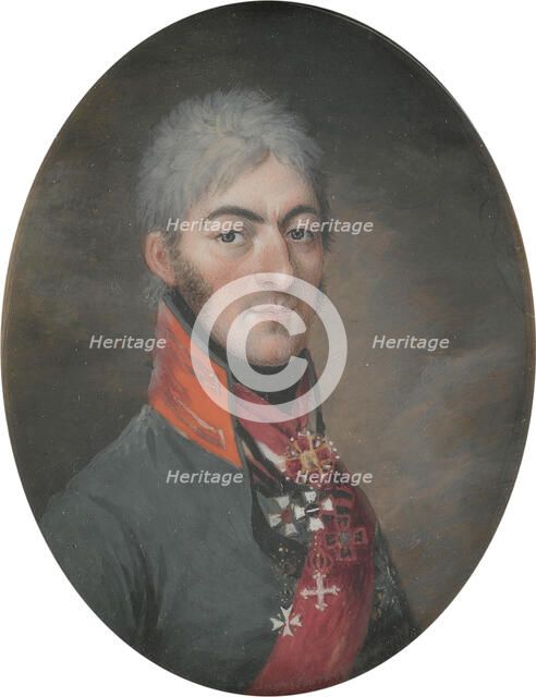 Prince Simon Bagratovich of Bagrationi Imereti (1771-?), 1806. Creator: Keman, Georges Antoine (1765-1830).