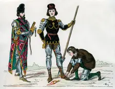 Prince, squire and valet, 15th century (1882-1884)