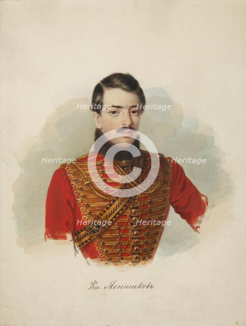 Prince Vladimir Alexandrovich Menshikov (1816-1893) , 1839.
