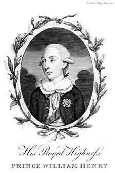 Prince William Henry, third son of George III 1781