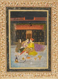 Prince with his favourite and an older woman, 18th century