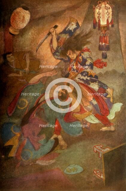 'Prince Yamato and Takeru', 1912. Creator: Evelyn Paul.