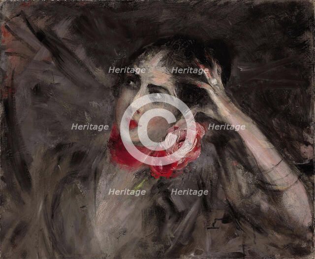 Princess Catherine Radziwill, née Katarzyna Rzewuska. Artist: Boldini, Giovanni (1842-1931)