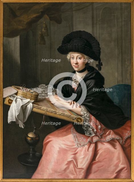 Princess Charlotte of Saxe-Meiningen (1751-1827), Duchess of Saxe-Gotha-Altenburg. Creator: Ziesenis, Johann Georg, the Younger (1716-1776).