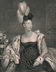 Princess Charlotte, of Wales c1817, (early-mid 19th century). Creator: Henry Thomas Ryall