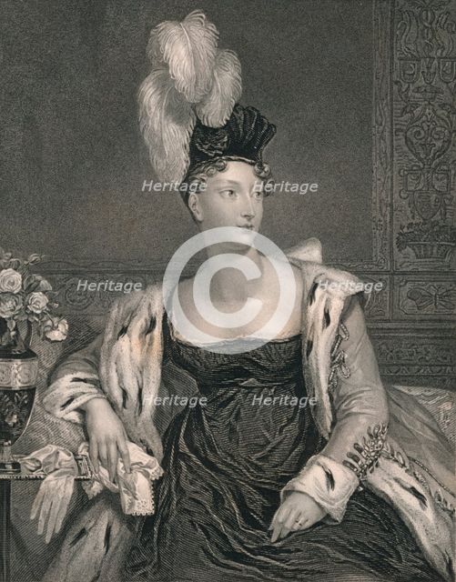 'Princess Charlotte, of Wales', c1817, (early-mid 19th century). Creator: Henry Thomas Ryall.
