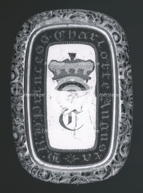 Princess Charlotte commemorative bracelet slide, c1817. Creator: Unknown.