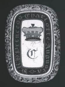 Princess Charlotte commemorative bracelet slide, c1817. Creator: Unknown
