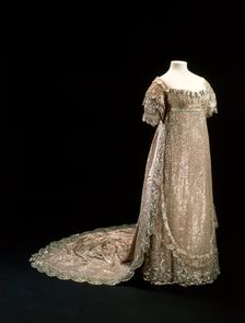 Princess Charlotte's wedding dress, 1816. Creator: Unknown